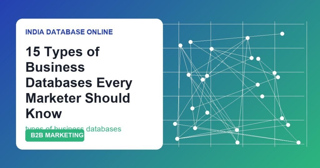 types of business databases cover image