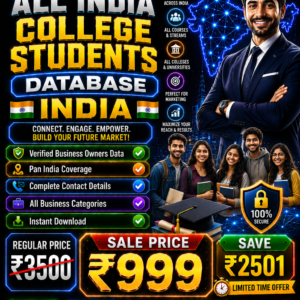 All India College Students Database Updated 2026