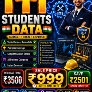 All India ITI Students Data Updated 2026