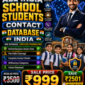 All India School Students Contact Database Updated 2026