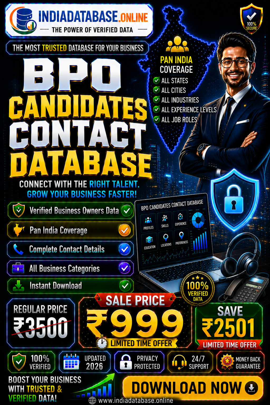 BPO Candidates Contact Database Updated 2026