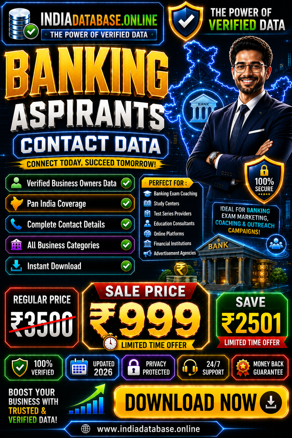 Banking Aspirants Contact Data Updated 2026
