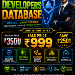 Builders & Developers Database Updated 2026