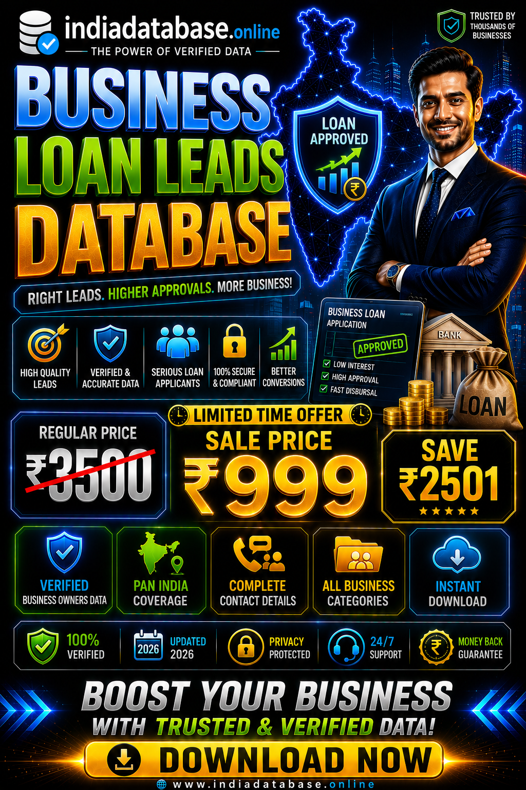 Business Loan Leads Database Updated 2026