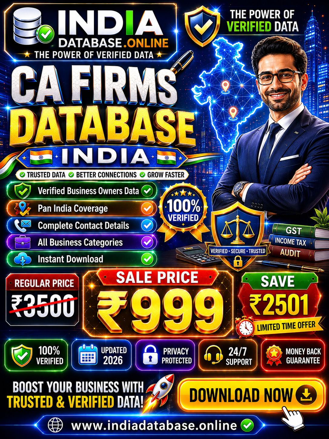 CA Firms Database India Updated 2026