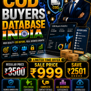 COD Buyers Database India Updated 2026
