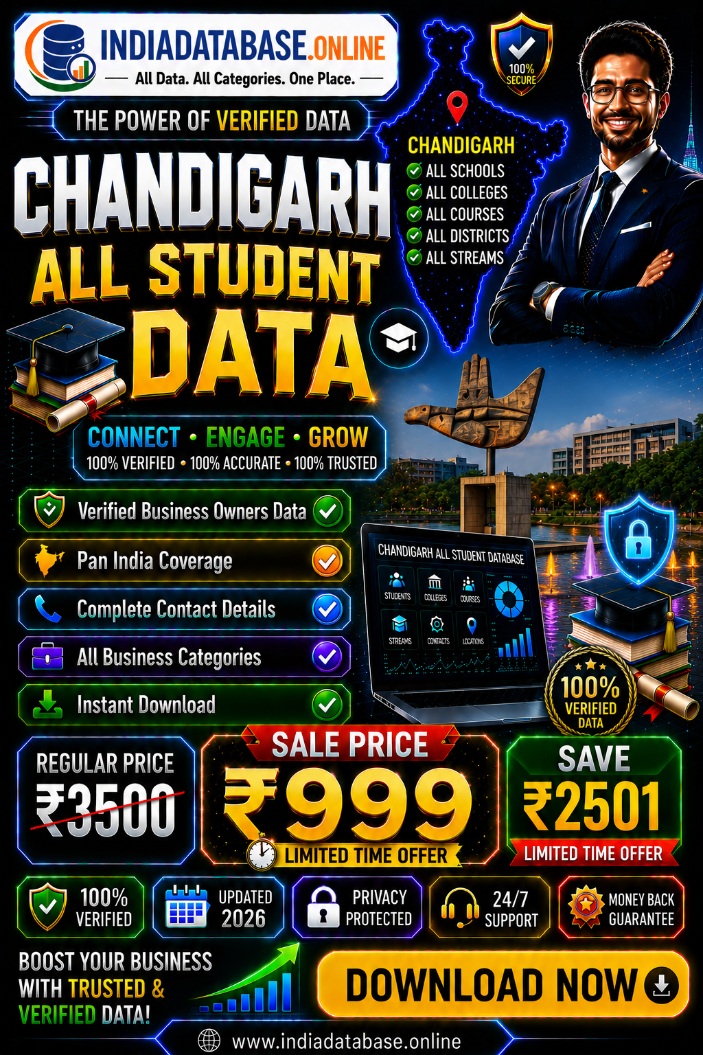 Chandigarh all student data Updated 2026