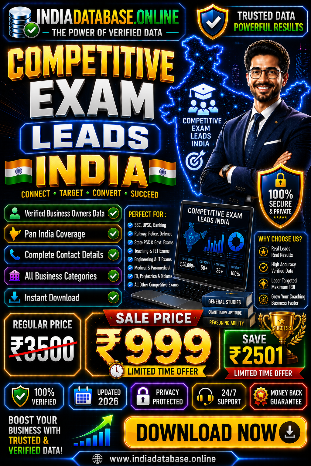 Competitive Exam Leads India Updated 2026