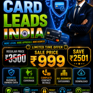 Credit Card Leads India Updated 2026