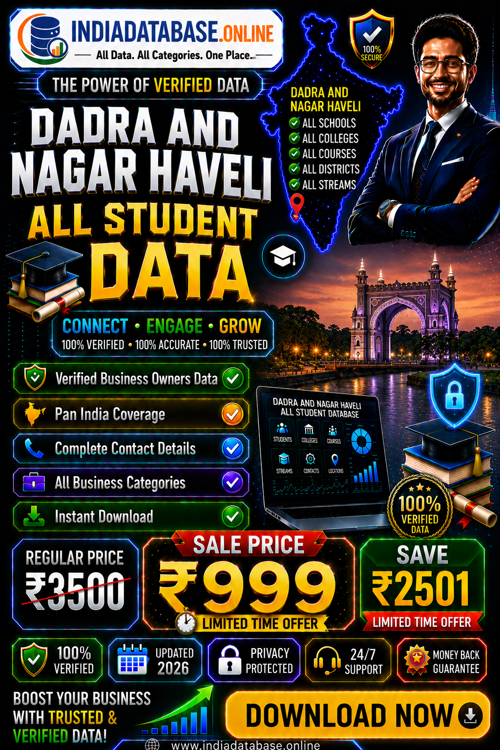 Dadra and Nagar Haveli  all student data Updated 2026