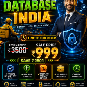 Delivery Boy Database India Updated 2026