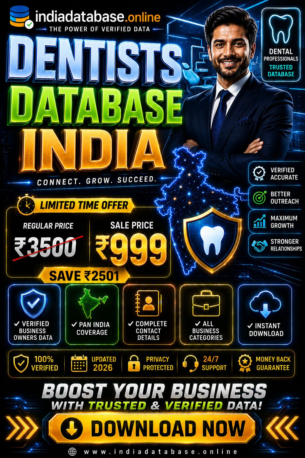 Dentists Database India Updated 2026