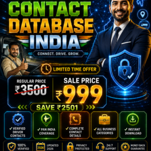 Driver Contact Database India Updated 2026