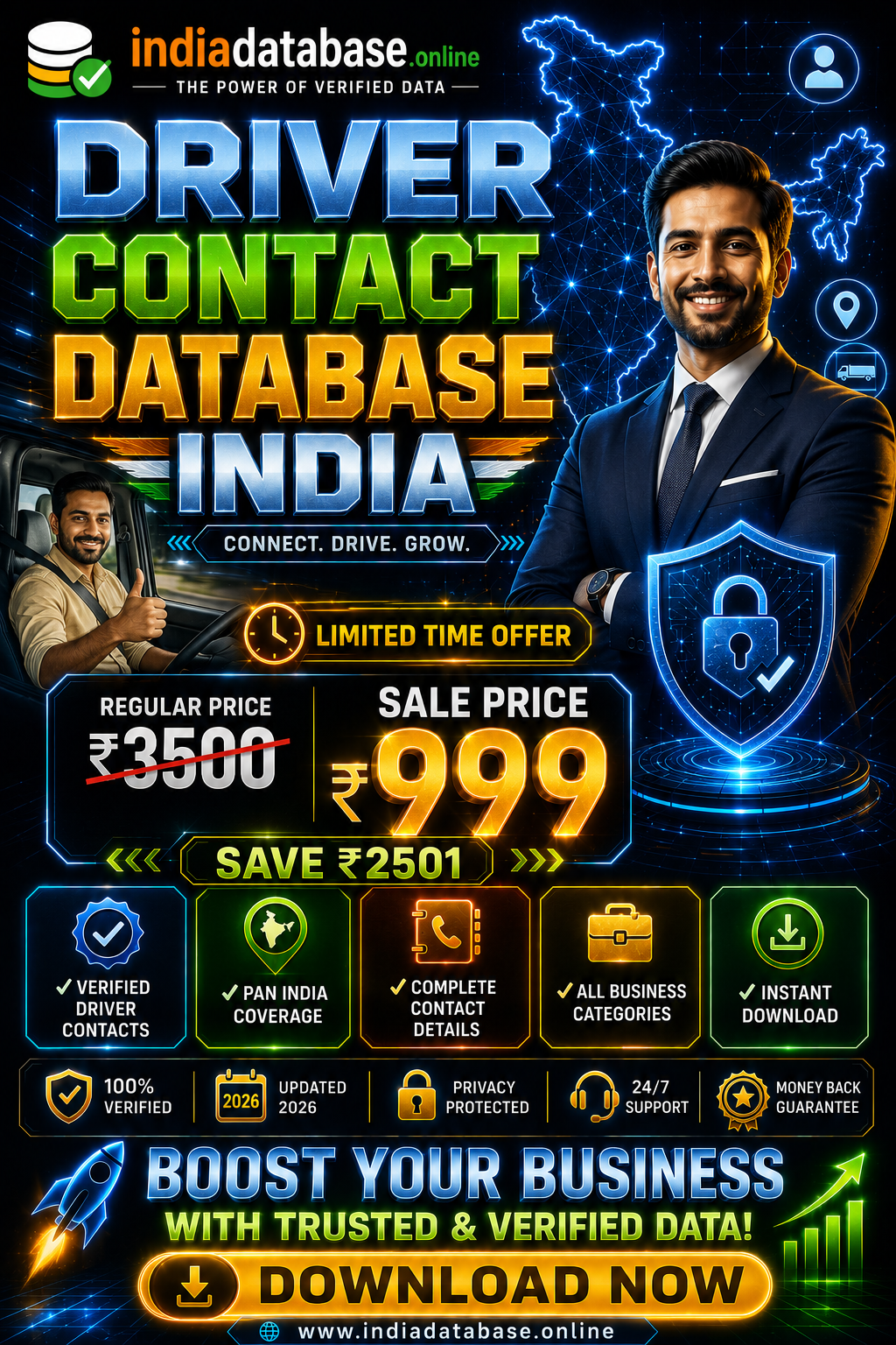 Driver Contact Database India Updated 2026