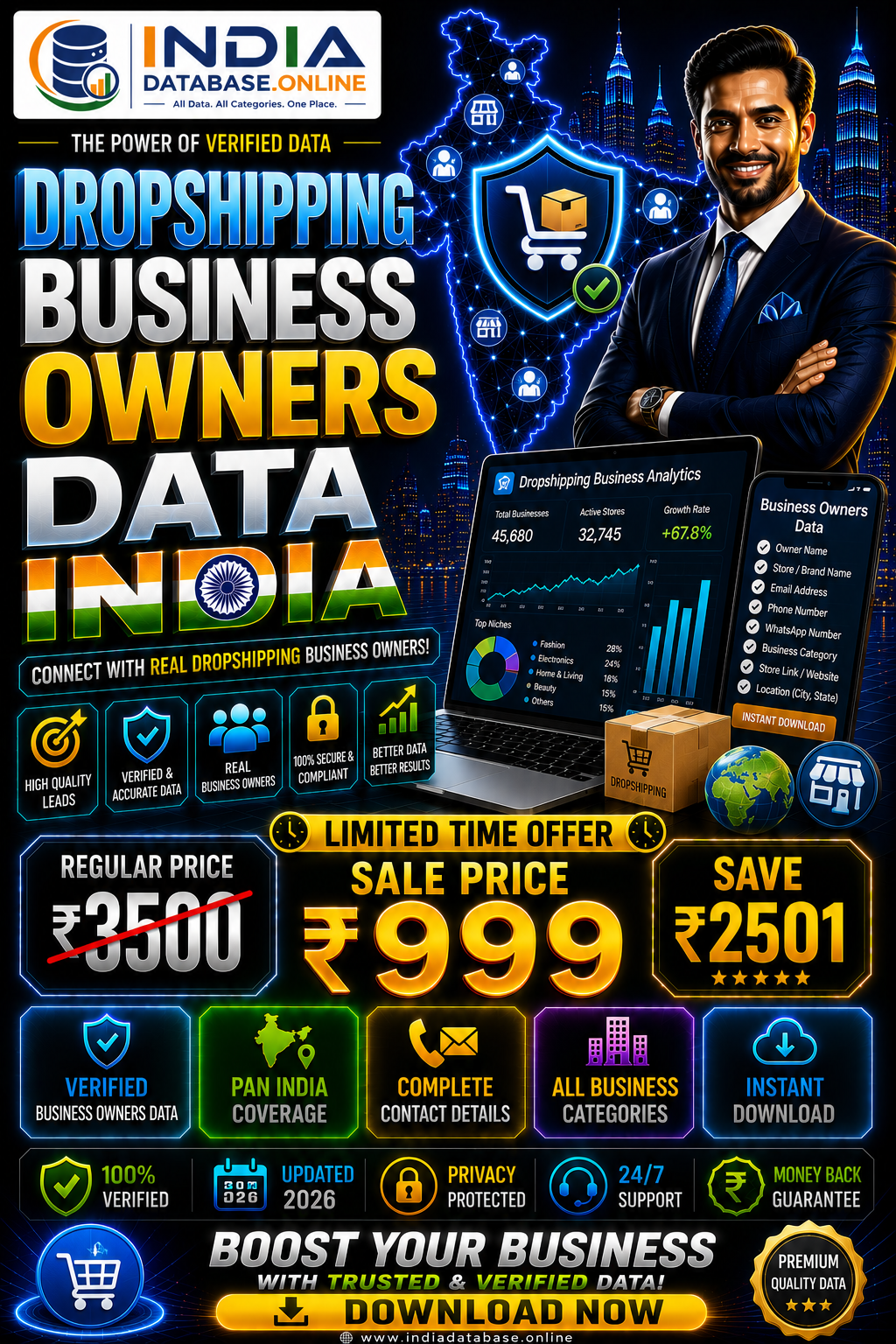 Dropshipping Business Owners Data Updated 2026