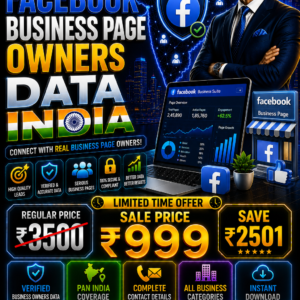 Facebook Business Page Owners Data Updated 2026