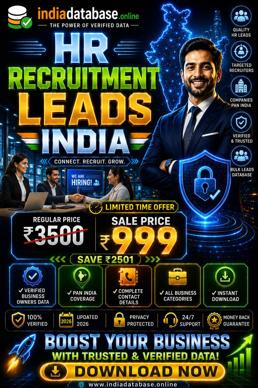 HR Recruitment Leads India Updated 2026