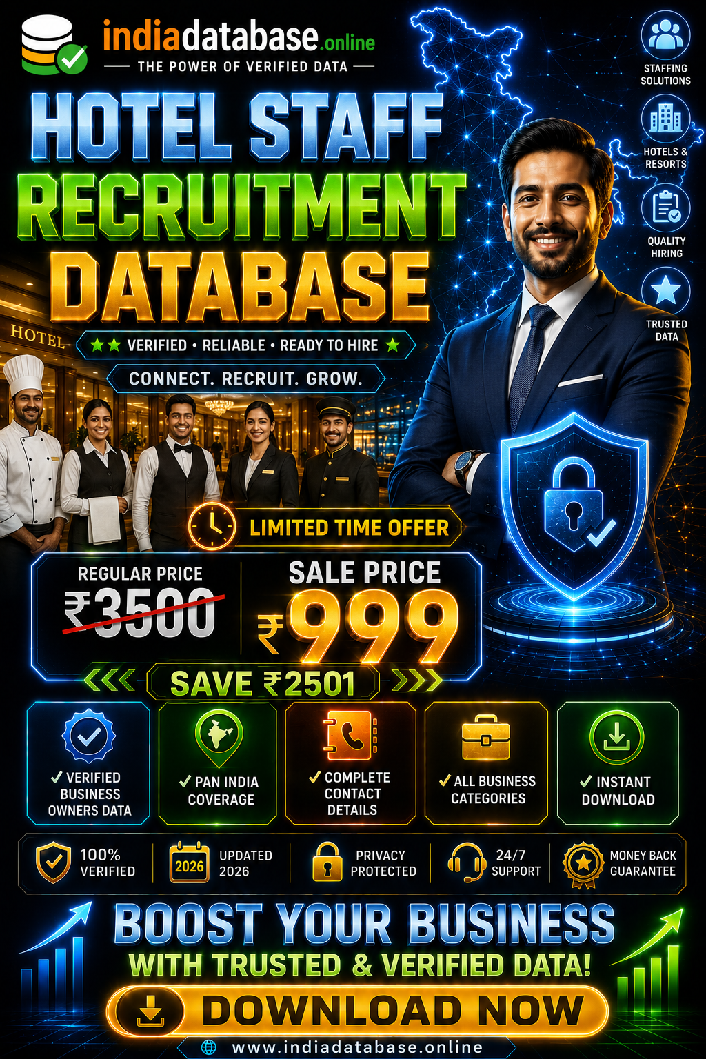 Hotel Staff Recruitment Database Updated 2026