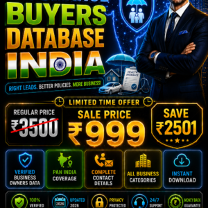 Insurance Buyers Database India Updated 2026