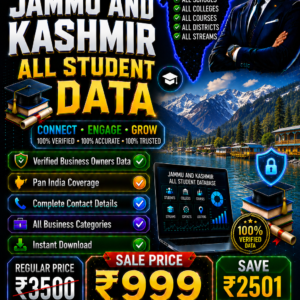 Jammu and Kashmir all student data Updated 2026