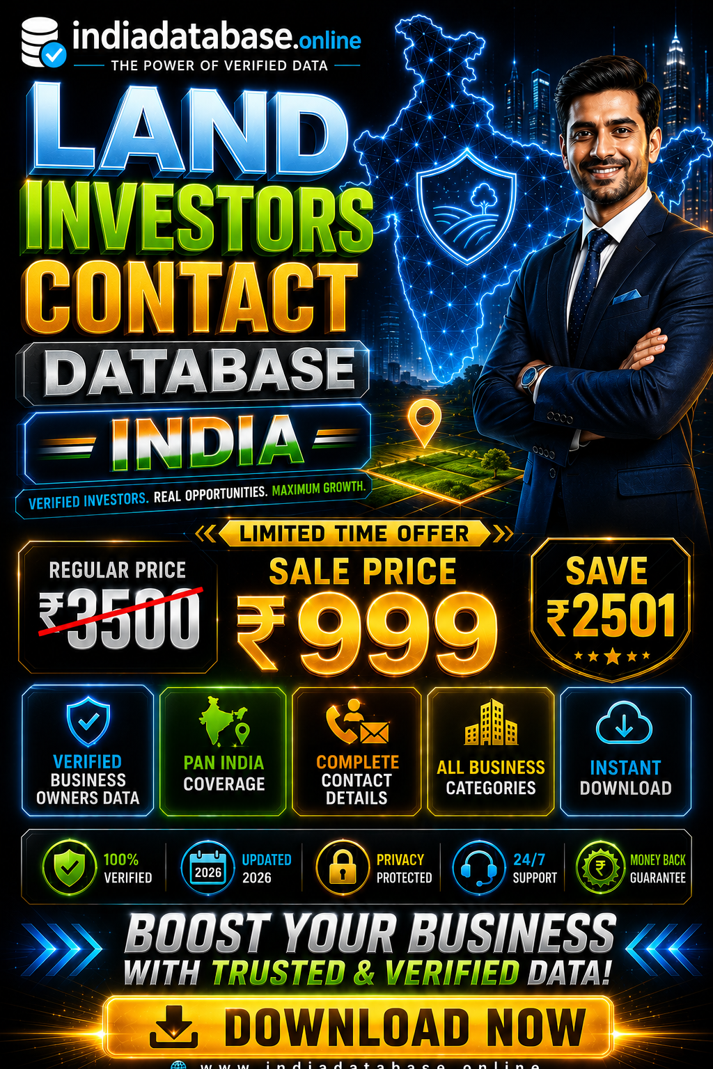 Land Investors Contact Database Updated 2026