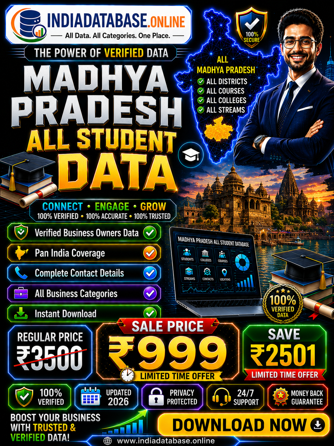 Madhya Pradesh all student data Updated 2026