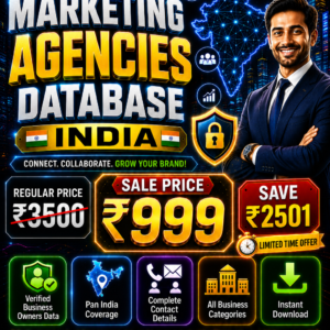 Marketing Agencies Database India Updated 2026