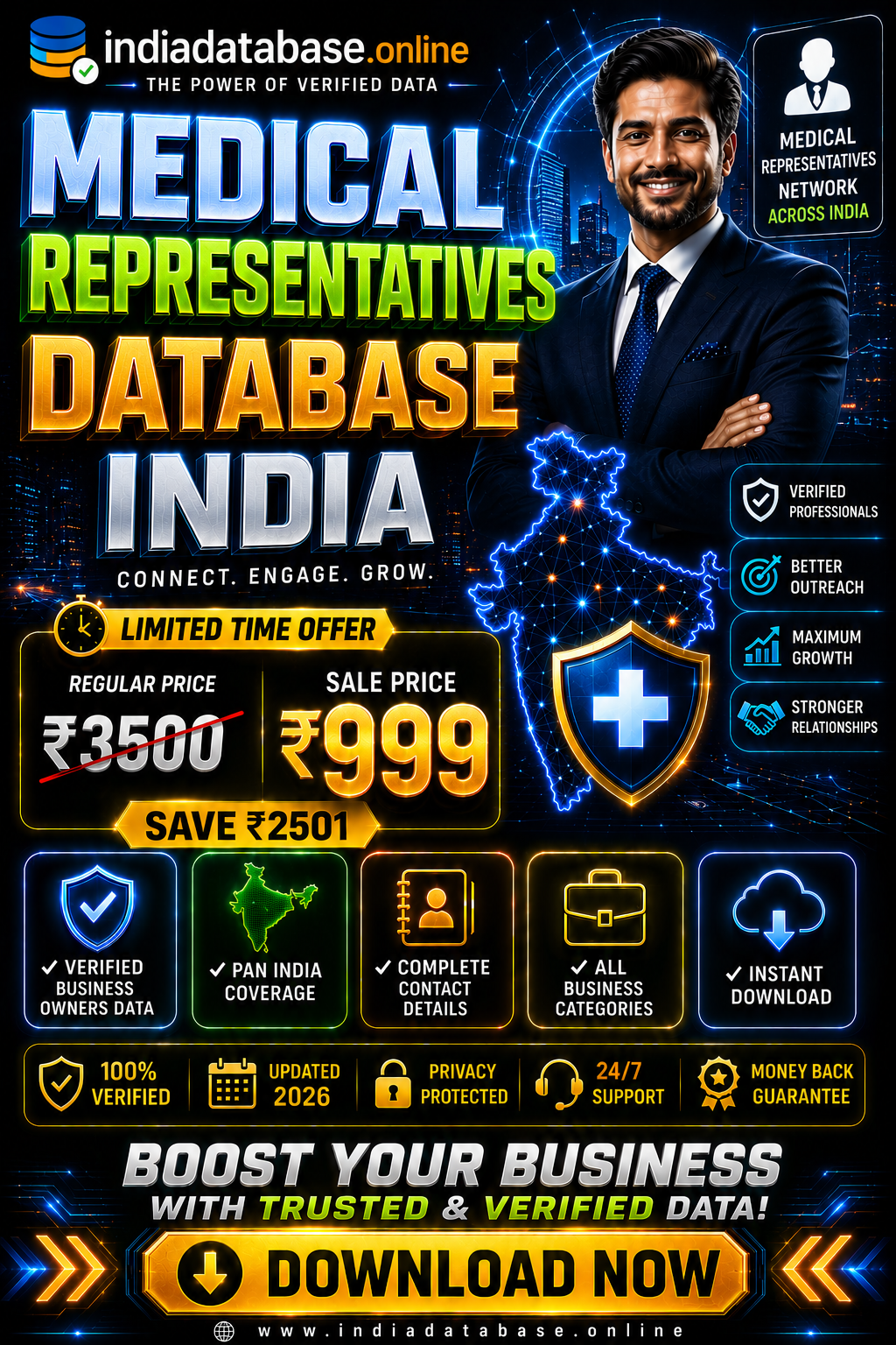 Medical Representatives Database Updated 2026