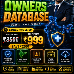 Medical Store Owners Database Updated 2026