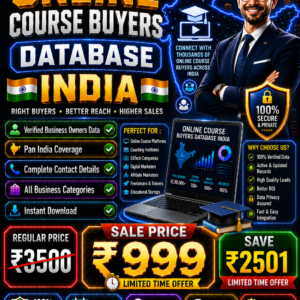 Online Course Buyers Database Updated 2026