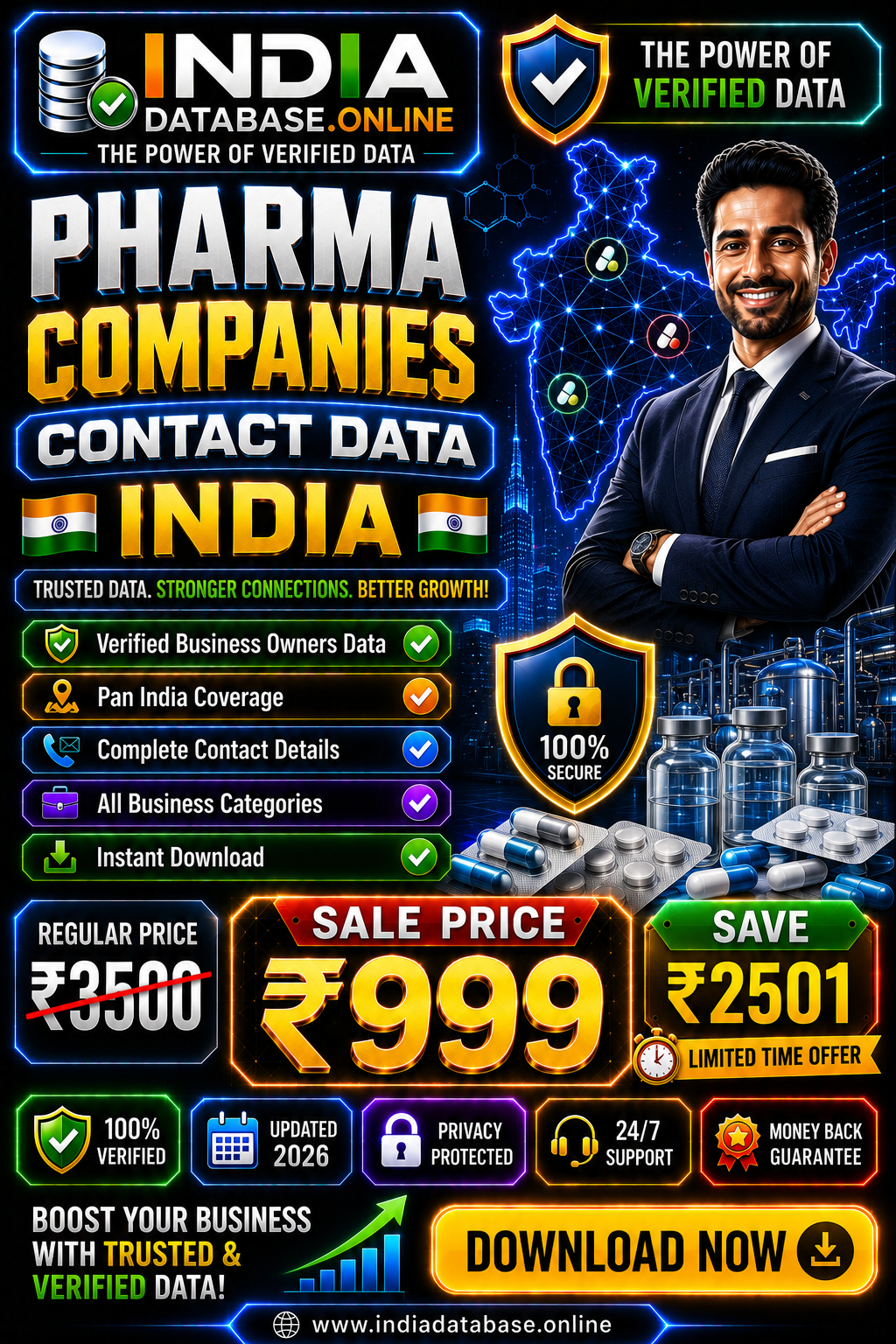 Pharma Companies Contact Data India Updated 2026