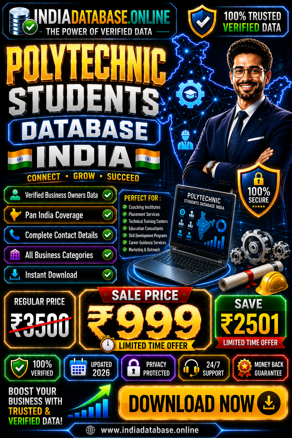 Polytechnic Students Database India Updated 2026