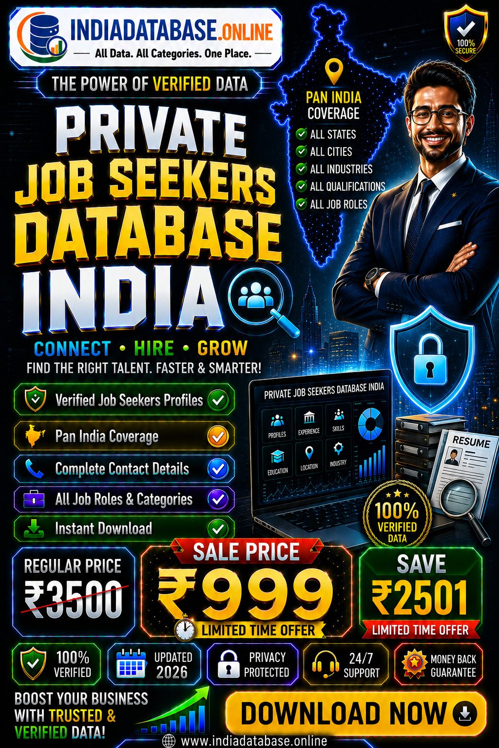 Private Job Seekers Database India Updated 2026