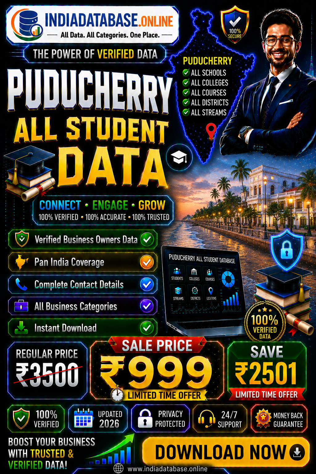 Puducherry all student data Updated 2026