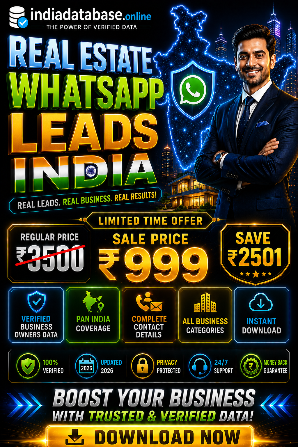Real Estate WhatsApp Leads India Updated 2026