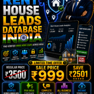 Rent House Leads Database India Updated 2026