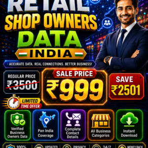 Retail Shop Owners Data India Updated 2026