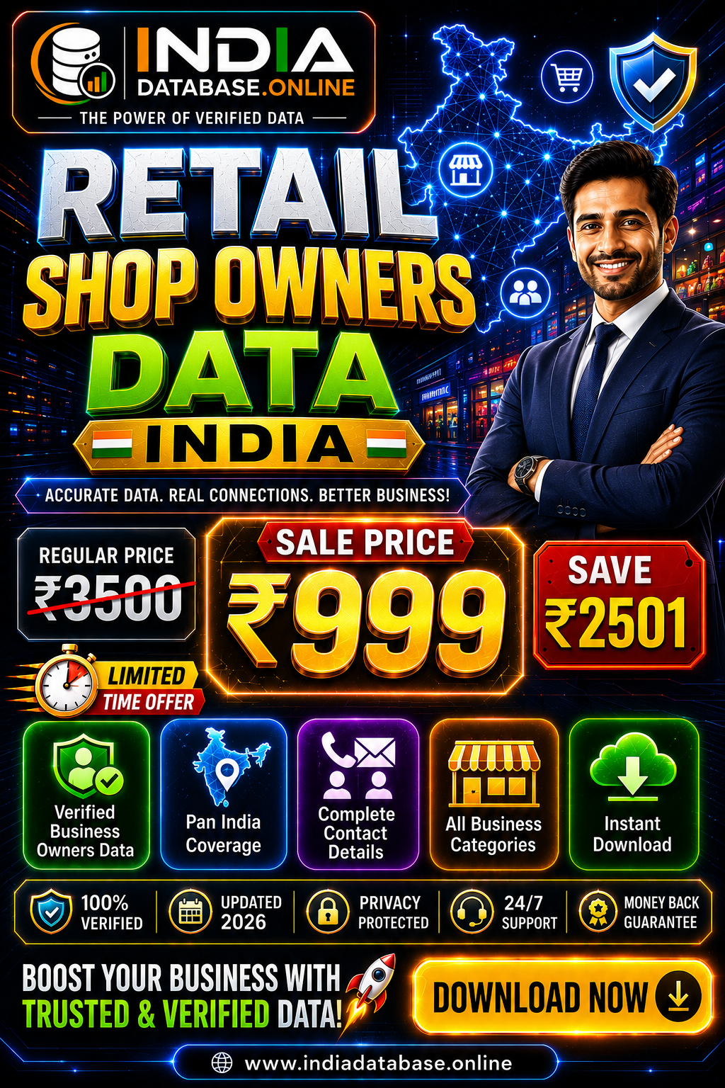 Retail Shop Owners Data India Updated 2026