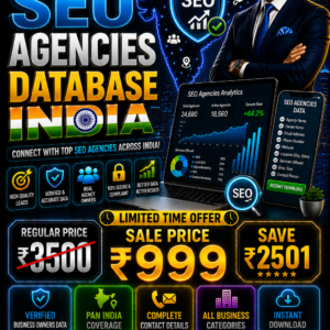 SEO Agencies Database India Updated 2026