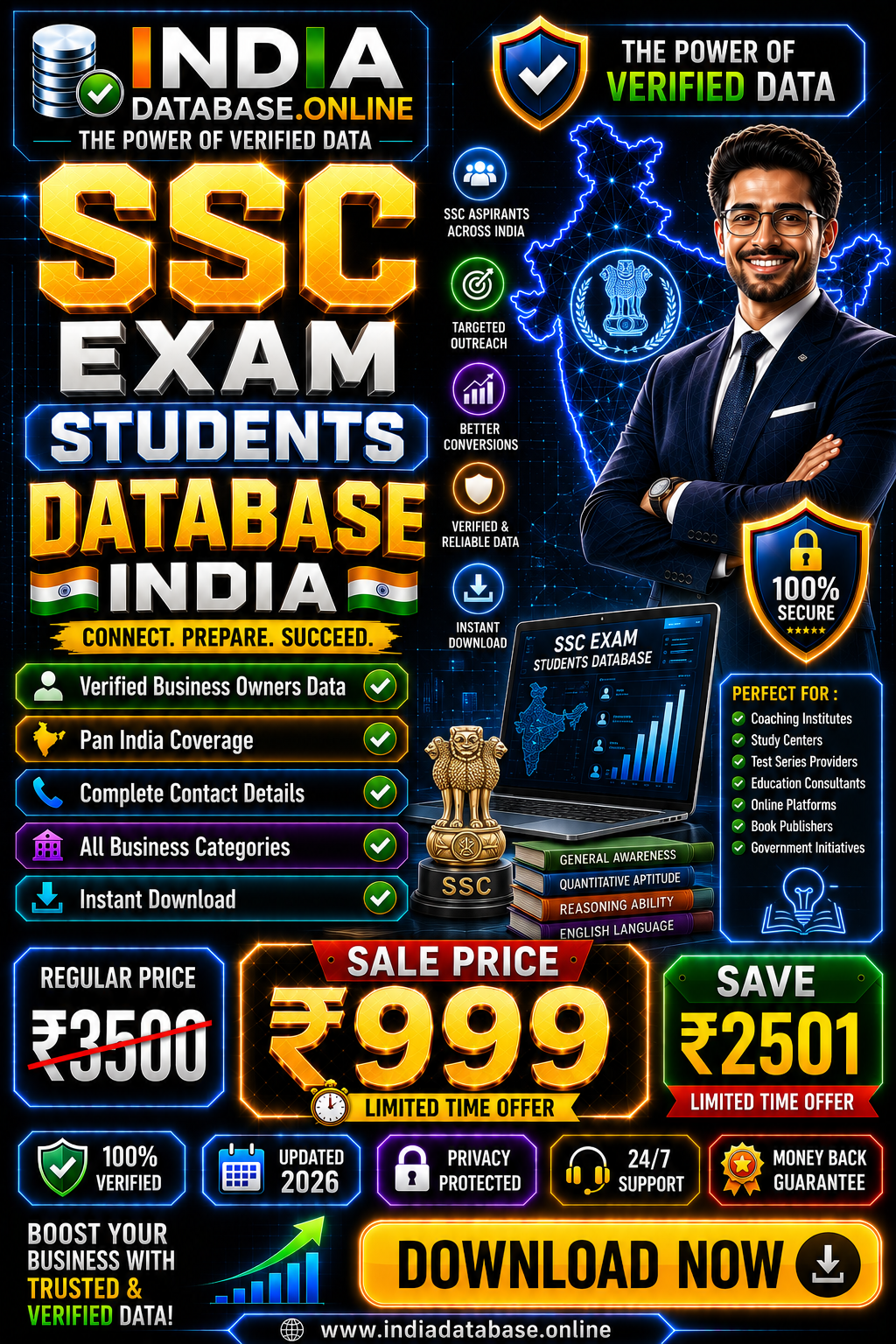 SSC Exam Students Database Updated 2026