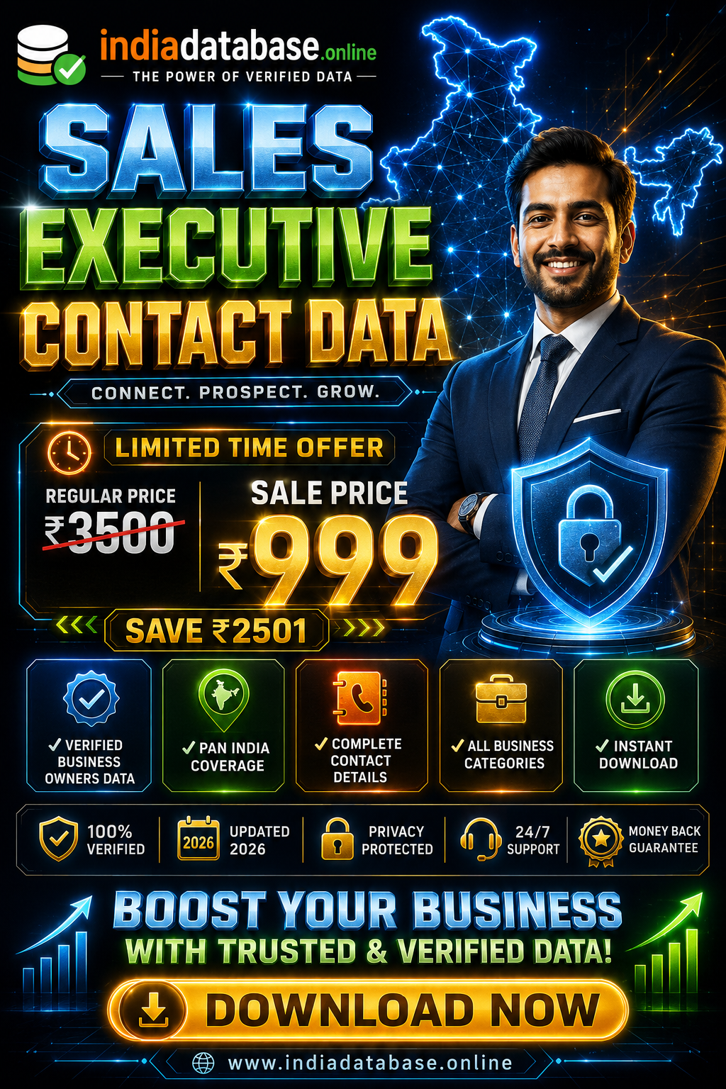 Sales Executive Contact Data Updated 2026