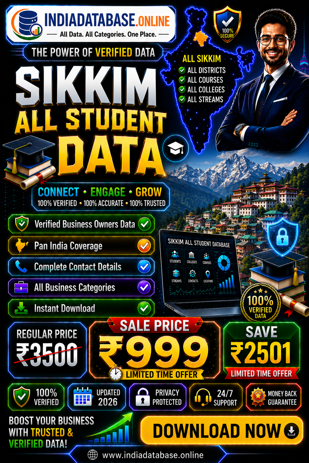Sikkim all student data Updated 2026
