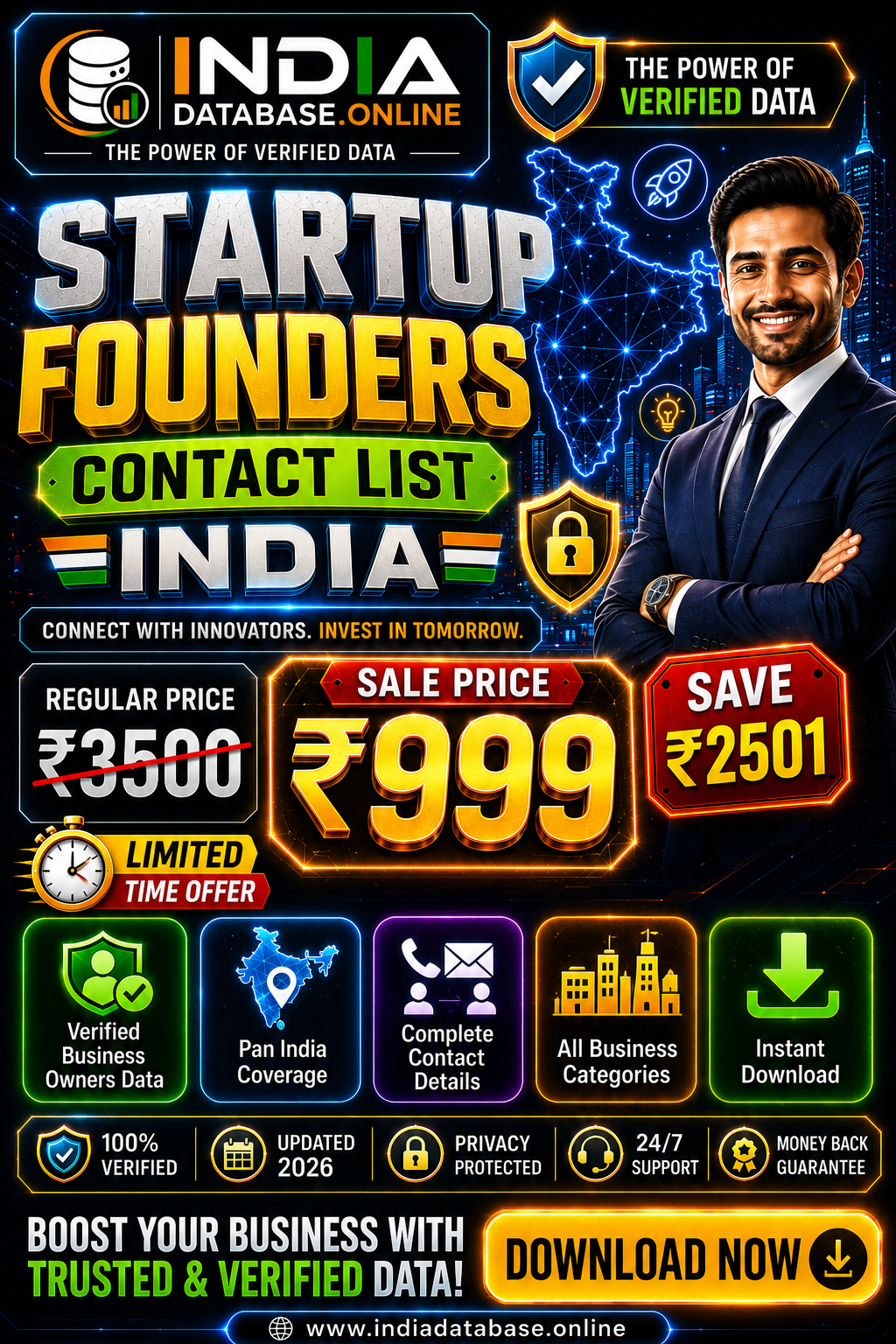 Startup Founders Contact List India Updated 2026