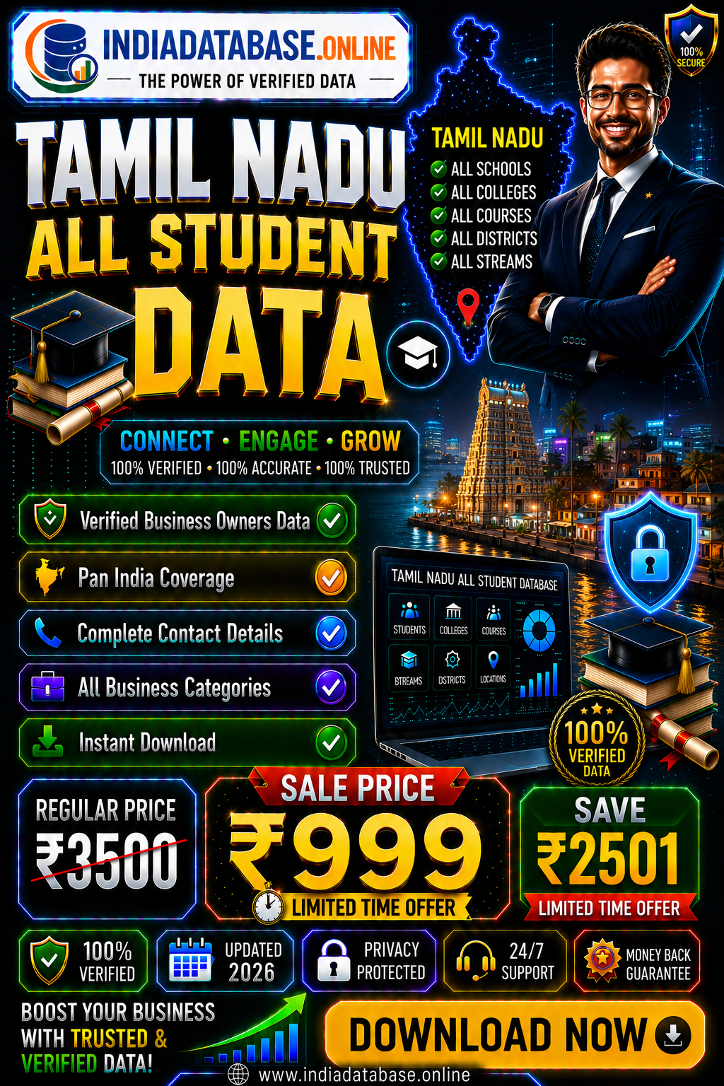 Tamil Nadu all student data Updated 2026