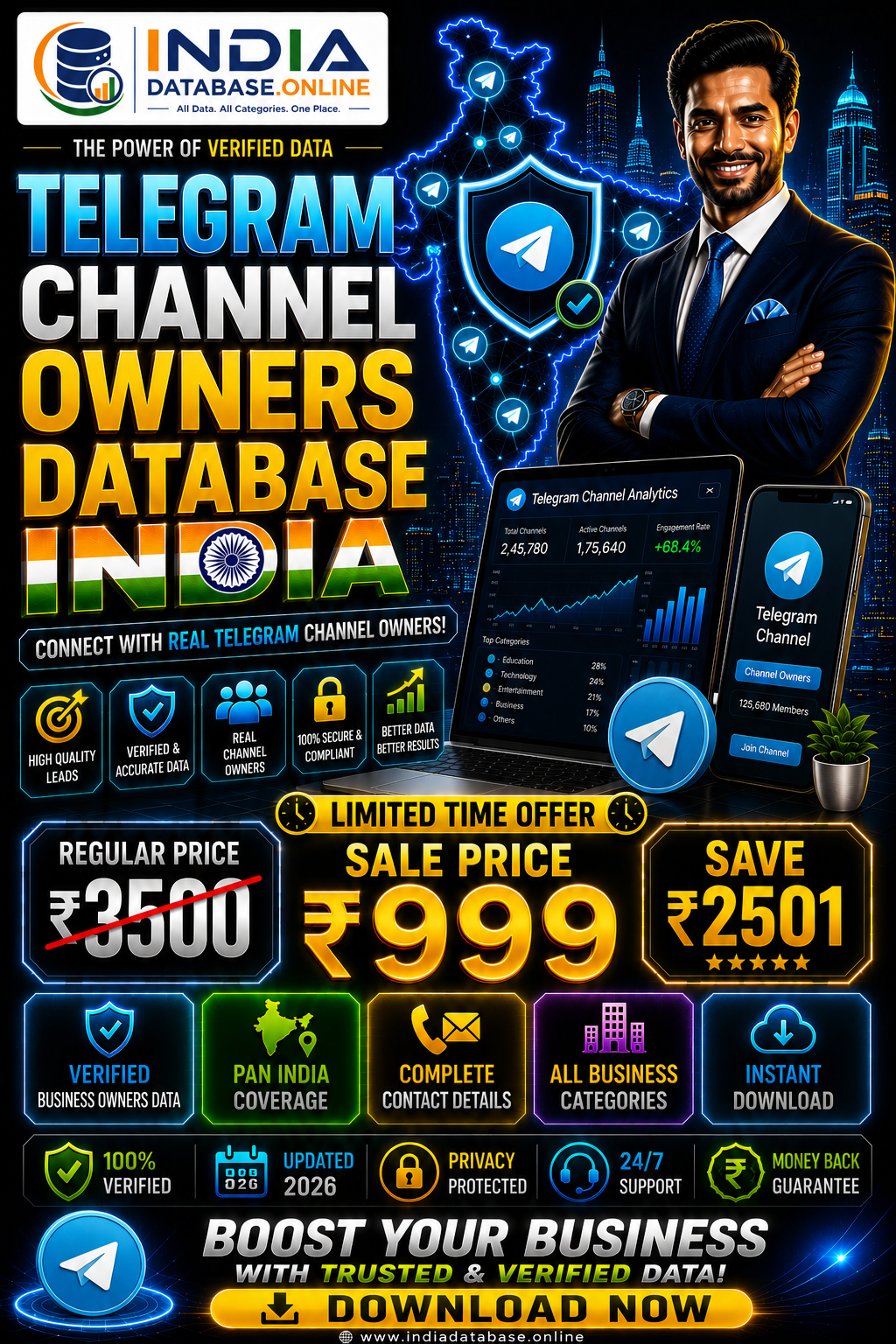 Telegram Channel Owners Database Updated 2026