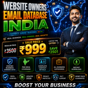 Website Owners Email Database India Updated 2026
