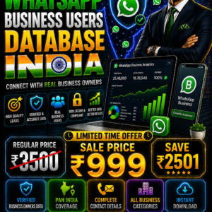 WhatsApp Business Users Database Updated 2026