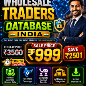 Wholesale Traders Database India Updated 2026