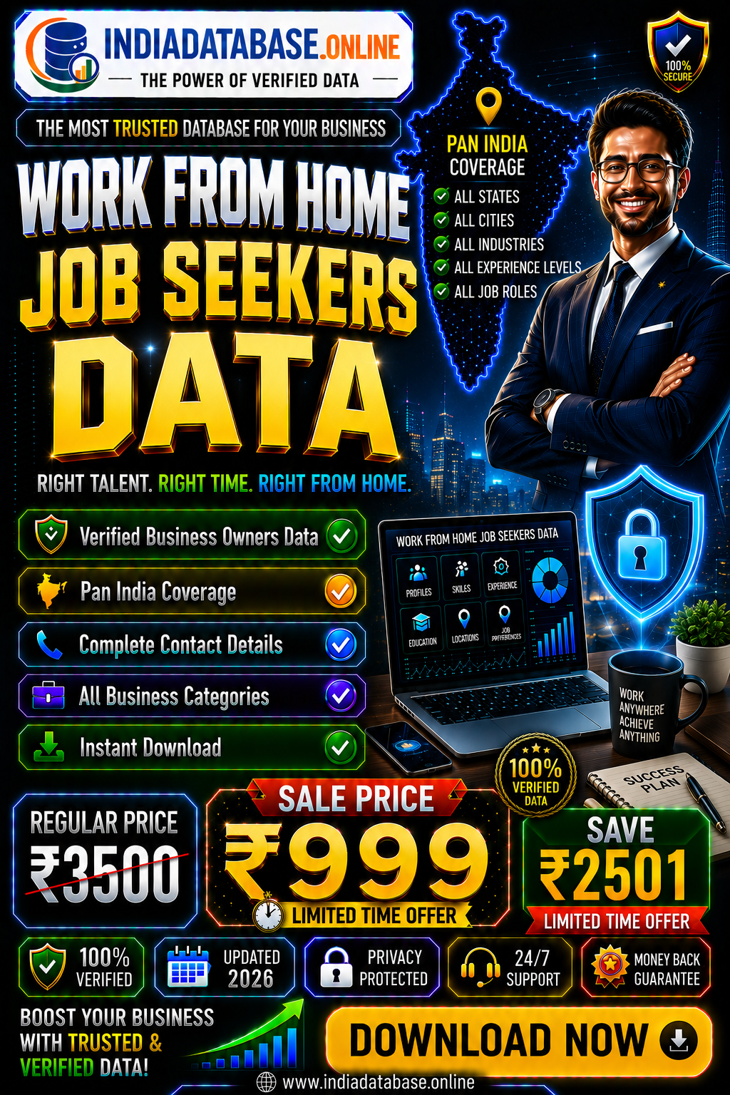 Work From Home Job Seekers Data Updated 2026