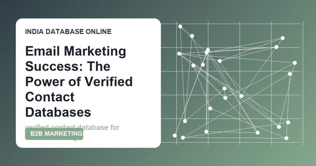 verified contact database for email marketing cover image